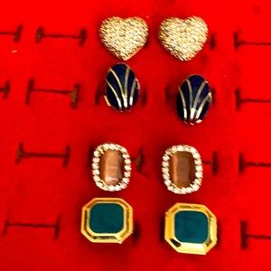 Lot of 4 pairs of Vintage Earrings